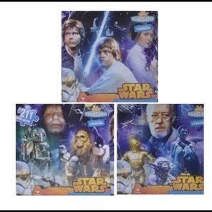 COPY - Star Wars Original Trilogy 3 in 1 Panoramic Puzzle Set 211 Total Pieces …